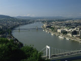 River Danube and City, Budapest, Hungary Photographic Print by G Richardson
