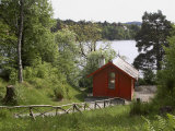 The Composer Edvard Grieg's Cottage at Troldhaugen, Near Bergen, Norway, Scandinavia Fotografie-Druck von G Richardson