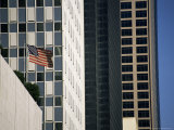 Stars and Stripes and Skyscrapers, Dallas, Texas, USA Photographic Print by Christopher Rennie
