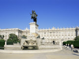 Plaza De Oriente and Palacio Real, Madrid, Spain Photographic Print by Hans Peter Merten