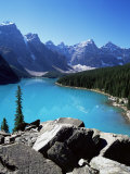Moraine Lake, Valley of the Ten Peaks, Banff National Park, Rocky Mountains Photographic Print by Hans Peter Merten