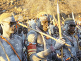 Nuba Funeral Dance, Garunda Village, Sudan, Africa Photographic Print by Jack Jackson