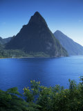 The Pitons, St. Lucia, Windward Islands, West Indies, Caribbean, Central America Photographic Print by John (Photographer) Miller
