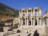 Library of Celsus, Ephesus, Anatolia, Turkey, Eurasia Fotografie-Druck von Michael Short