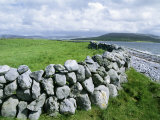 Dry Stone Wall, County Clare, Munster, Eire (Republic of Ireland) Photographic Print by Graham Lawrence