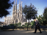 Sagrada Familia Cathedral, Barcelona, Catalonia, Spain Photographic Print by Graham Lawrence