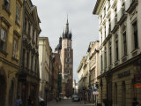 Old Town and 14th Century St. Mary's Church, Krakow (Cracow), Poland Photographic Print by Christian Kober
