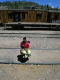 Tarahumara Indian Mother and Child, Copper Canyon Train, Mexico, North America Photographic Print by Oliviero Olivieri