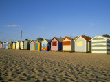 Beach Huts at Brighton Beach, Melbourne, Victoria, Australia Photographic Print by Richard Nebesky