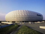 The Allianz Arena Football Stadium, Munich, Germany Photographic Print by Yadid Levy