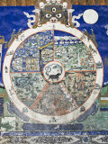 Wheel of Life Wall Art, Tikse Gompa, Tikse, Ladakh, Indian Himalaya, India Photographic Print by Jochen Schlenker
