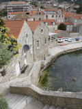 Stairs Down to Bay, Dubrovnik, Dalmatian Coast, Croatia Photographic Print by Joern Simensen