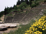 The Theatre, Delphi, Unesco World Heritage Site, Greece Photographic Print by Christina Gascoigne