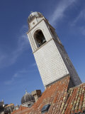 View from the City Walls of the City Bell Tower, Dubrovnik, Dalmatia, Croatia Photographic Print by Joern Simensen