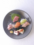 Plate of Raw Fish, Japan Photographic Print by Aaron McCoy