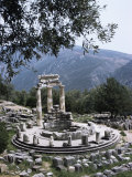The Tholos, Delphi, Unesco World Heritage Site, Greece Photographic Print by Christina Gascoigne