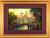 Disneyland 50th Anniversary  Poster by Thomas Kinkade