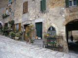 Street Scene, Montefalco, Umbria, Italy Photographic Print by Sheila Terry