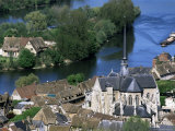 Petit Andely, Les Andelys and River Seine, Haute Normandie (Normandy), France Photographic Print by Guy Thouvenin