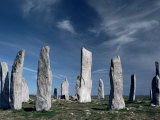Standing Stones, Callanish, Isle of Lewis, Outer Hebrides, Scotland, United Kingdom Photographic Print by Adam Woolfitt