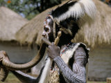 Portrait of a Man of the Kikuyu Tribe, Kenya, East Africa, Africa Photographic Print by Ken Wilson