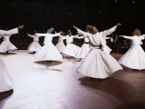 Taken at the Royal Albert Hall, London, the Whirling Dervishes of Konya, Turkey, Eurasia Photographic Print by Adam Woolfitt