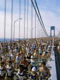 Runners, Marathon, New York, New York State, USA Photographic Print by Adam Woolfitt