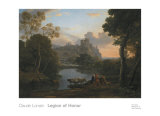 View of Tivoli at Sunset, c.1644 Posters by Claude Lorrain