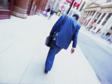 Pedestrian in the Loop, Chicago, Illinois Photographic Print by Ray Laskowitz