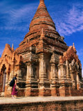 Izagonna Temple Complex, Bagan, Mandalay, Myanmar Photographic Print by Anthony Plummer
