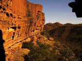Sheer Northern Wall of James Range, King's Canyon, Australia Photographic Print by Bethune Carmichael