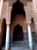 Columned Archway at Saadian Tombs, Marrakesh, Morocco Photographic Print by Doug McKinlay