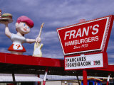 Fran's Drive Thru Burgers on South Congress Street in Austin, Austin, Texas Photographic Print by Richard Cummins
