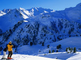 Skiers Above Tortin, Verbier, Valais, Switzerland Photographic Print by Glenn Van Der Knijff