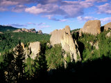 Rock Formations and Pine Forest, Black Hills, South Dakota Photographic Print by Richard Cummins