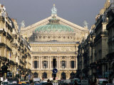 Opera from l'Avenue de l'Opera, Paris, Ile-De-France, France Photographic Print by Izzet Keribar