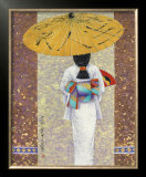 Girl in Kimono I Posters by Mira Latour