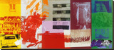 Éclipse de fraises sauvages (1988) Reproduction transférée sur toile : par Robert Rauschenberg
