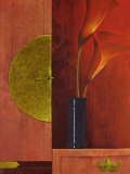 Still Life with Red Callas I  Print by Mira Latour