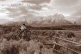 Riding Fences Posters by Robert Dawson