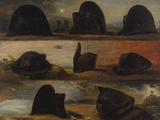 Napoleon's Hats Estampe par Charles Von Steuben