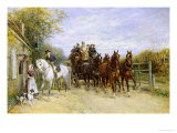 The Toll Gate Giclée-Druck von Heywood Hardy
