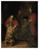 Return of the Prodigal Son Posters by Rembrandt van Rijn 