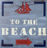 Back to the Beach Wood Sign