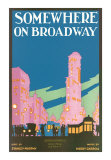 Somewhere on Broadway, Playbill, New York Posters