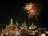 Emerald Palace During Commemoration of King Bumiphol's 50th Anniversary, Thailand Photographic Print by Russell Gordon