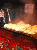 Japanese Potsticker Dumplings in Chinatown District, Kobe, Japan Photographic Print by Nancy & Steve Ross