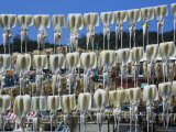 Squids Drying in Coastal Town of Sokch'O, South Korea Photographic Print by Dennis Flaherty