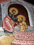 Frescoes in 14th Century Visoki Decani Monastery, Kosovo and Metohija, Serbia Photographic Print by Russell Gordon