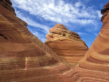 Sandstone Patterns in Coyote Buttes Area of Paria Wilderness, Arizona, USA Photographic Print by Diane Johnson